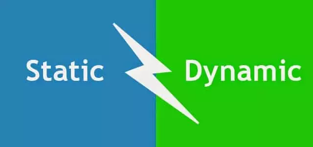 What is dynamic web content?