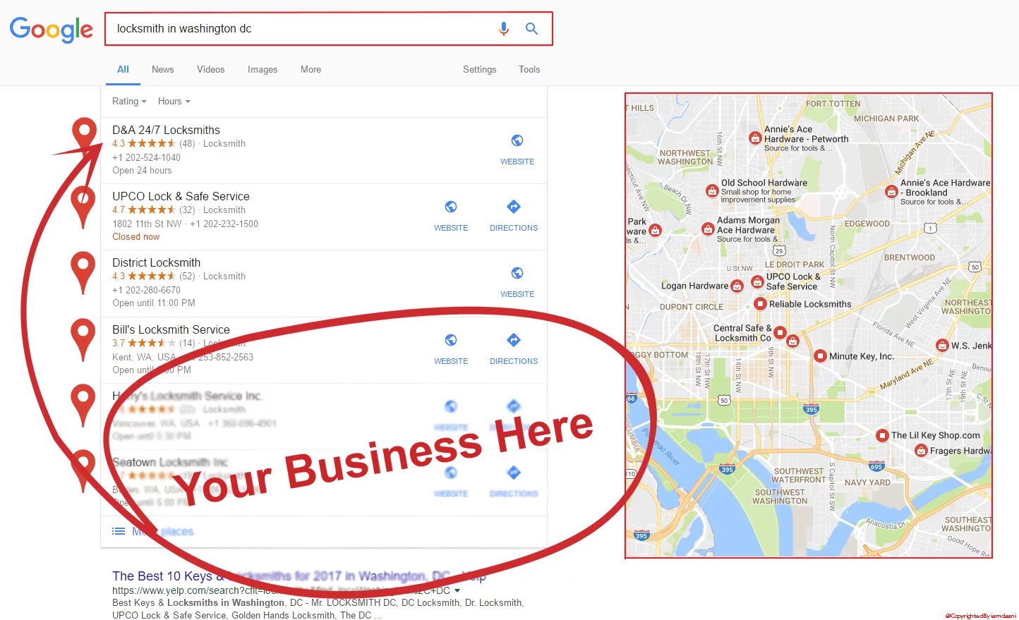 What is SEO optimization for Google Maps?